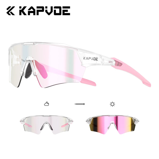 Kapvoe Photochromic Cycling Sunglasses – Adaptive Vision, Elevated Performance