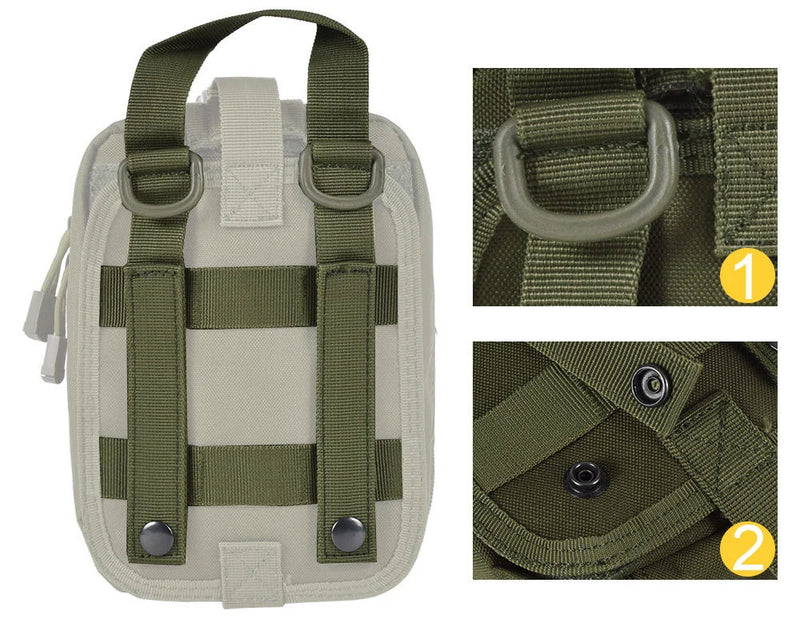 Load image into Gallery viewer, SINAIRSOFT Tactical First Aid Kit Medical Kit Emergency Outdoor Camping Emergency Survival Tool Military Storage Bag Molle Pouch
