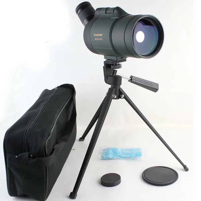 Load image into Gallery viewer, Visionking Light Weight 25-75x70 Spotting Scope Powerful Refraction BAK4 FMC Birdwatching Camping Shooting Telescope With Tripod
