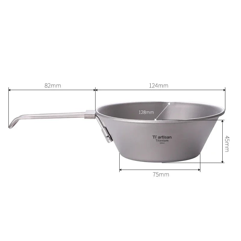 Load image into Gallery viewer, Titanium Sierra Cup | Ultralight Foldable Camping Bowl | 300ml &amp; 450ml Outdoor Hot Cold Cup
