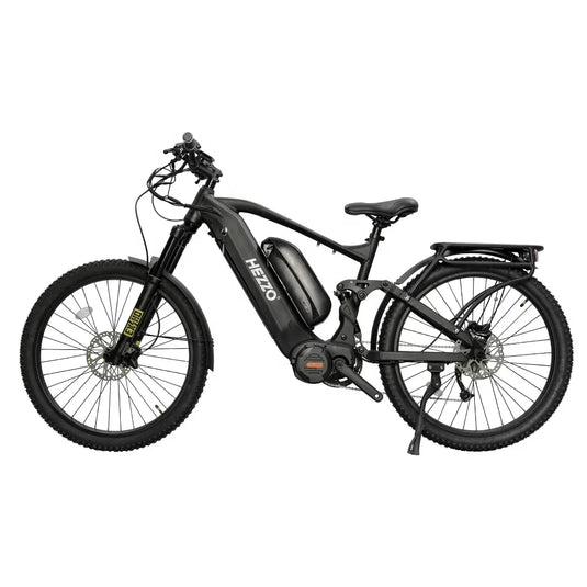 HEZZO Dual Battery Electric Bicycle 52V 1000w BAFANG M620 Mid Drive Ebike 27.5Inch 40Ah LG Mountain Ebike 9 Speed 150km Emtb