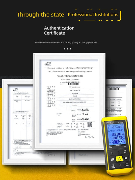 Deli Handheld Electronic Ruler Multi-Function Laser Rangefinder