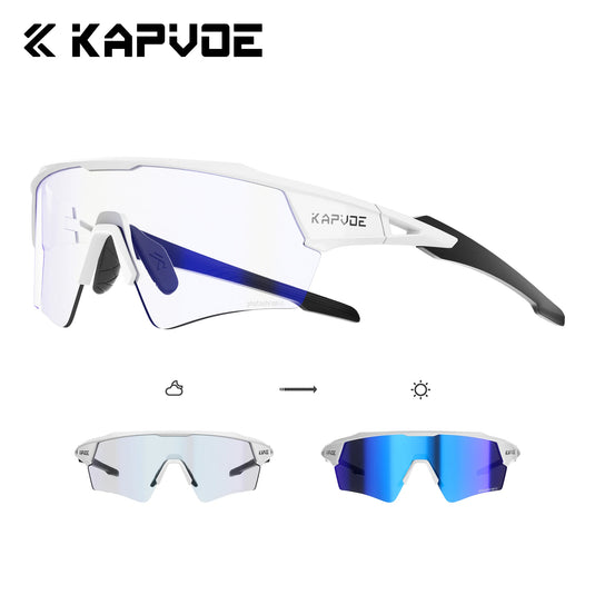 Kapvoe Photochromic Cycling Sunglasses – Adaptive Vision, Elevated Performance