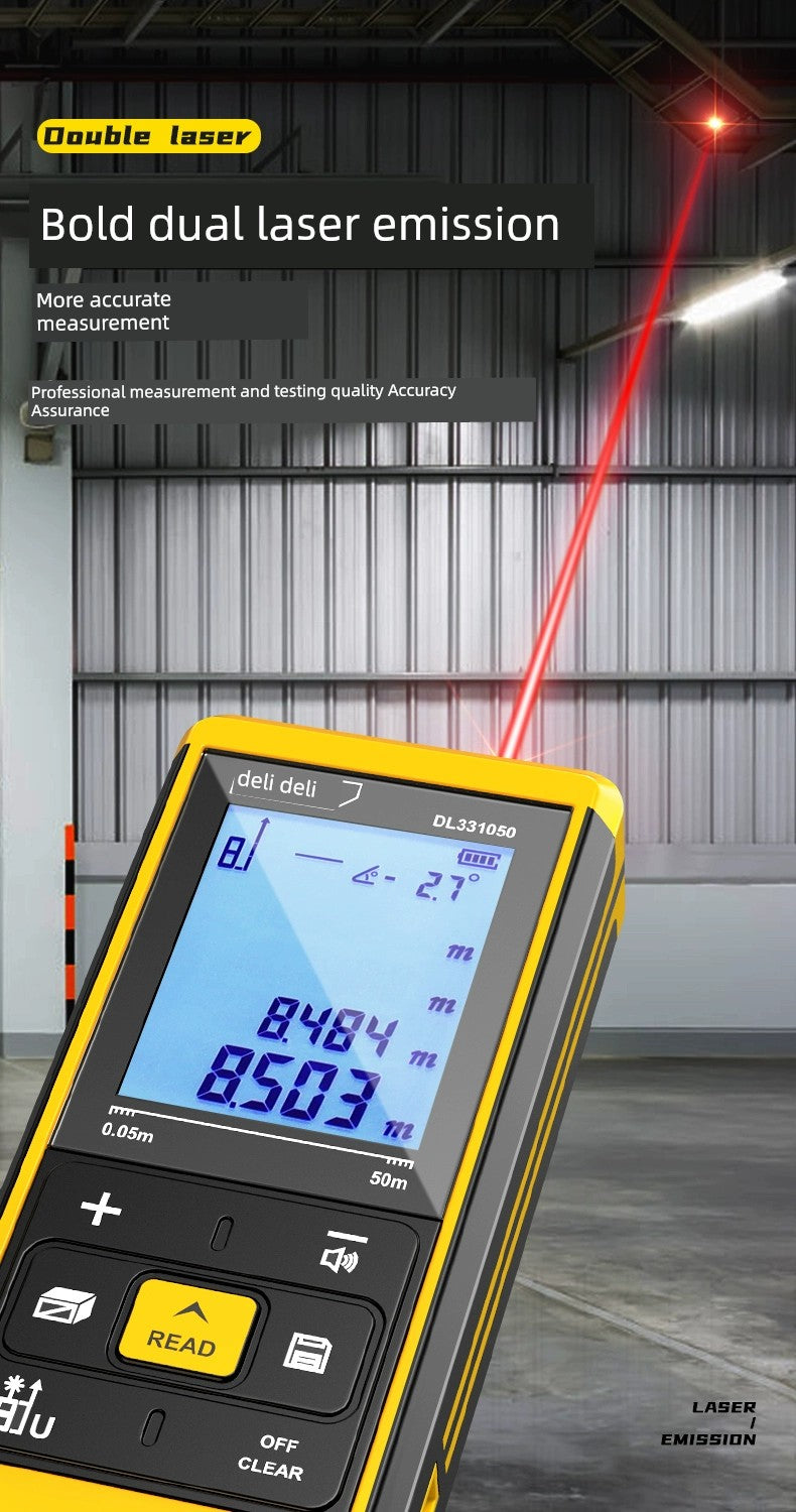 Load image into Gallery viewer, Deli Handheld Electronic Ruler Multi-Function Laser Rangefinder
