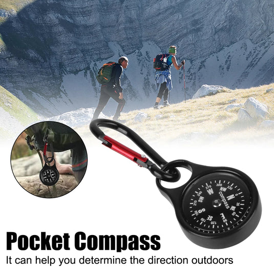 Portable Motorcycle Compass Scaled Map Ruler For Outdoor Hiking Forest Camping Survival GPS Tracker Locator Kit Car Accessories