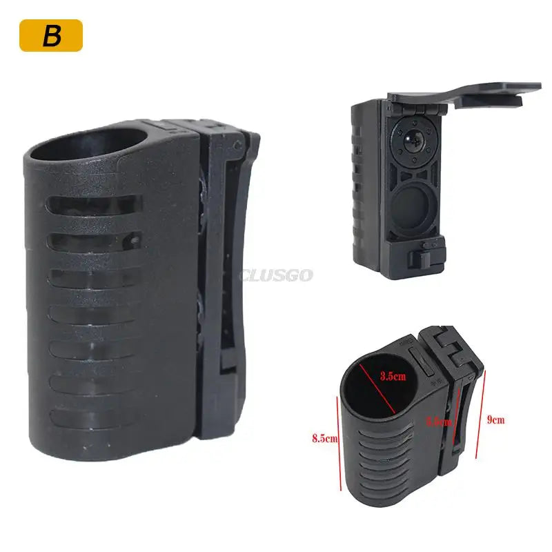 Load image into Gallery viewer, Tactical Flashlight Case Pouch Holster Belt Clip Torch Kits Pouch Open Top Lighting LED Survival Hunting Outdoor Torch Holder
