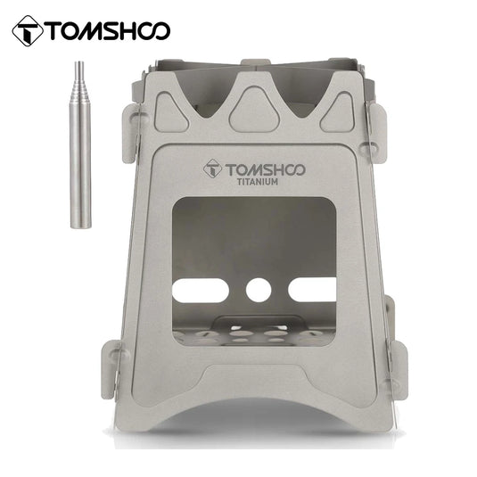 Titanium Folding Wood Stove for Camping | Lightweight Portable Backpacking Stove