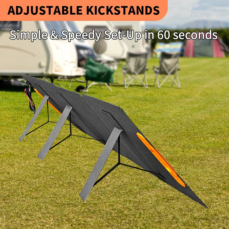 Load image into Gallery viewer, 200W Foldable Solar Panel | Portable Outdoor Camping Solar Charger | Power Generator Charging
