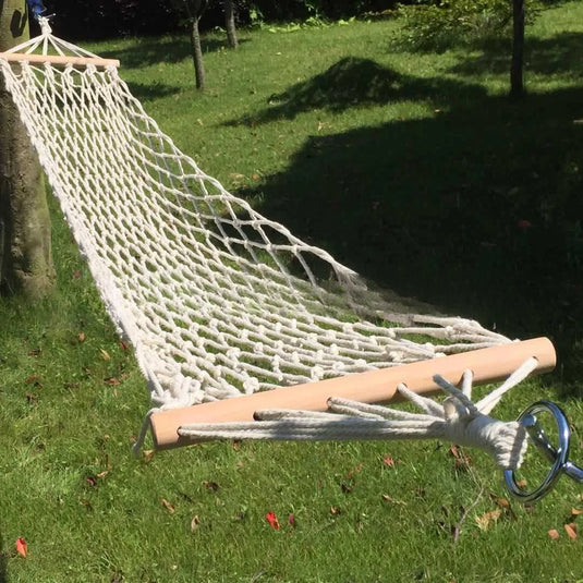 Anti-Rollover Cotton Rope Hammock – Outdoor Camping Swing for Adults & Kids