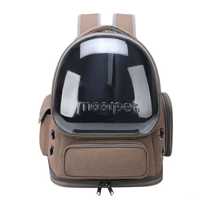 Load image into Gallery viewer, Pawstrip Transparent Pet Carrier Backpack
