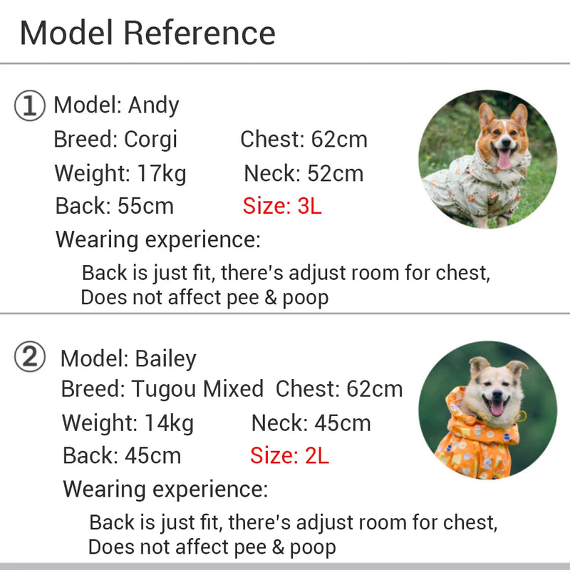 Load image into Gallery viewer, Waterproof Dog Raincoat – All-Season Protection for Medium and Large Dogs
