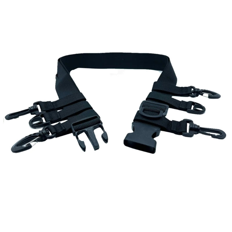 Load image into Gallery viewer, Fishing Accessories Fighting Belt Wader Straps D-ring and Hook Fit Waist Belts
