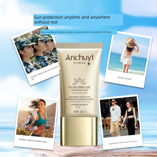 Whitening Sunscreen SPF50+ All-in-One UV Defense, Whitening & Hydration