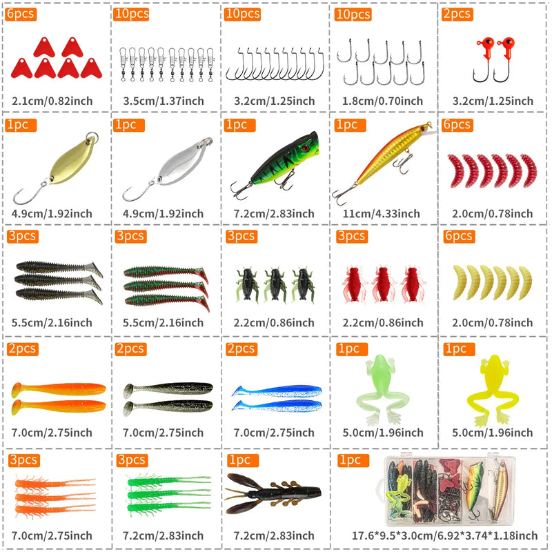 Load image into Gallery viewer, New Fishing Advent Calendar 2024,24 Days Fishing Lure Christmas Countdown Calendar Fishing Tackle Xmas Gift For Anglers/Family
