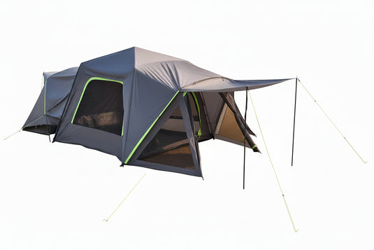 Camping tent outside