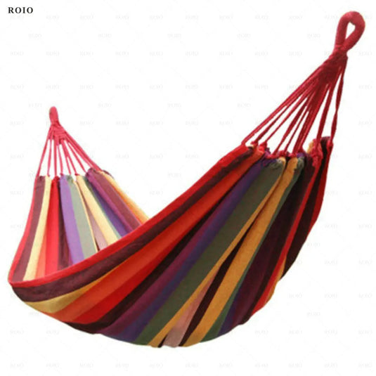 Thickened Canvas Camping Hammock Chair – Single Person with Travel Bag