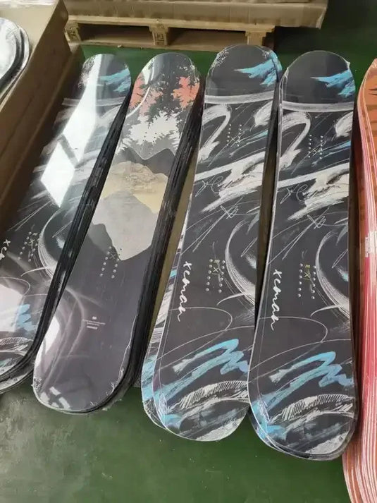 New Design Snowboard full package Custom Carbon Fiber Freestyle Snowboards & Skis  for  Adults Children