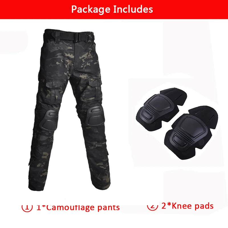 Load image into Gallery viewer, Softair Pants Hiking Tactical Pants Men Climb Clothing Camo Casual Combat Pant Camping Outfit Outdoor Paintball Trousers Hunt
