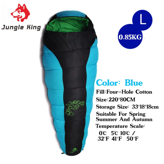 Lightweight Cotton Sleeping Bag | Waterproof 4-Season | Camping & Hiking