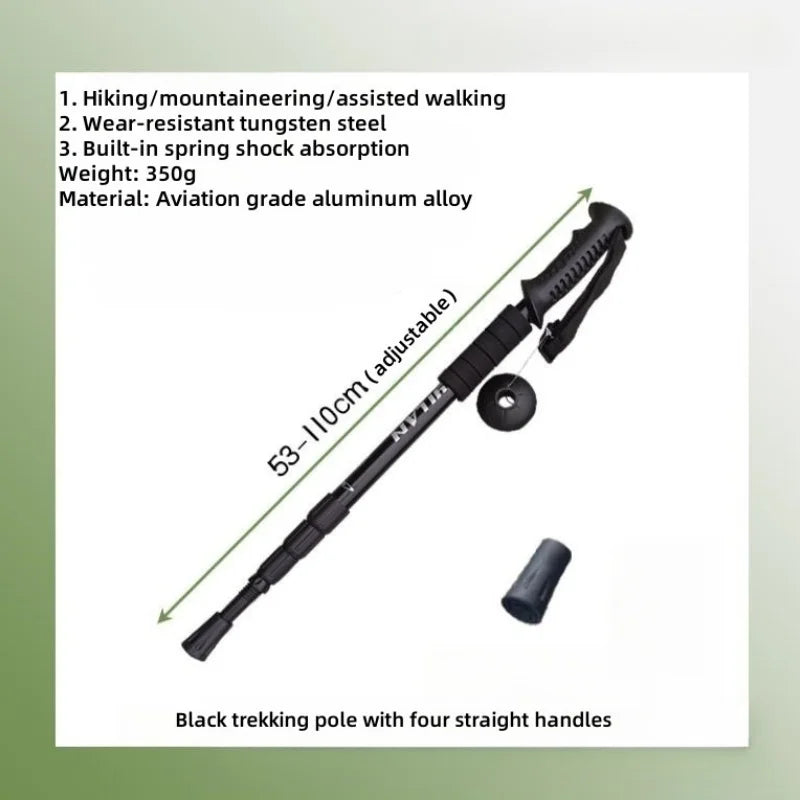 Load image into Gallery viewer, Collapsible Lightweight Trekking Poles | Anti-Shock Adjustable Hiking Sticks | Men Women Walking Pole
