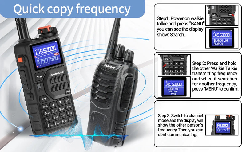 Load image into Gallery viewer, 1/2x Baofeng UV-K5 PLUS Walkie Talkie Multi Band Wireless Copy Frequency NOAA Type-C Long Range Upgraded UV 5R K5 Pro Ham Radio
