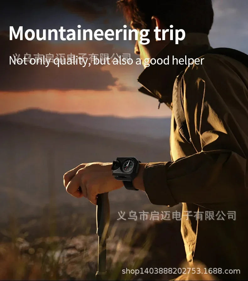 Load image into Gallery viewer, New Outdoor Camping XPG Wrist Light Wildlife Survival Climbing Adventure Compass Watch LED Running Light
