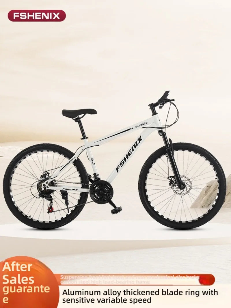 Load image into Gallery viewer, Foldable 21-Speed Mountain Bike – Lightweight Off-Road &amp; Road Hybrid Bicycle
