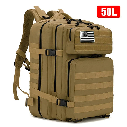 30L/50L Tactical Backpack | Military Hiking Hunting Rucksack | Trekking Sport Bag