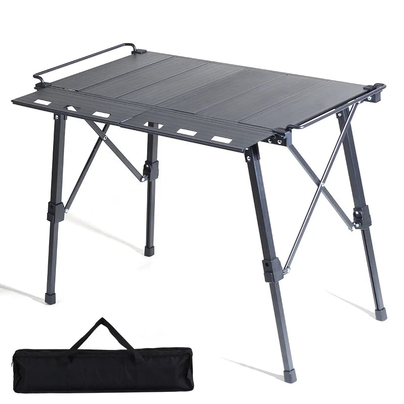 Load image into Gallery viewer, Lightweight IGT Camping Table | Folding Brazier BBQ Burner Table | Adjustable Leg Outdoor Desk
