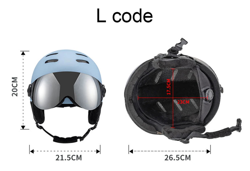 Load image into Gallery viewer, 2025 Ski Helmets Adult Windproof Snow Sports Ear Protection Outdoor Integrally-Molded Helmet Skateboard Snowboard Safety Helmets
