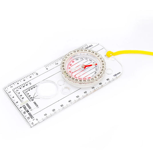 1~10PCS Drawing Scale Compass Navigation Map Reading Ruler Outdoor Camping Hiking Pointing Guide Portable Handheld Compass