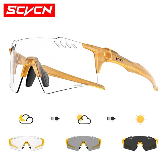 SCVCN Photochromic Cycling Sunglasses – Intelligent Vision for Every Adventure