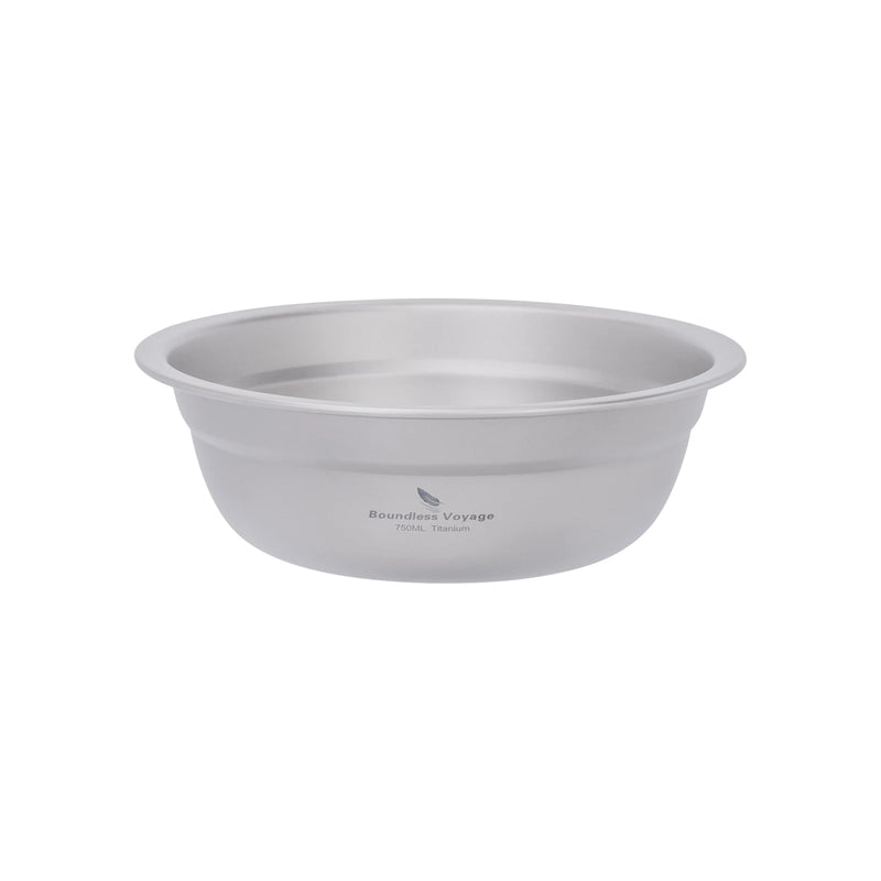 Load image into Gallery viewer, Titanium Camping Plates Bowls Set | Stackable Ultralight Dinnerware | Outdoor Serving Skillet
