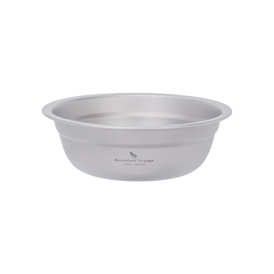 Titanium Camping Plates Bowls Set | Stackable Ultralight Dinnerware | Outdoor Serving Skillet