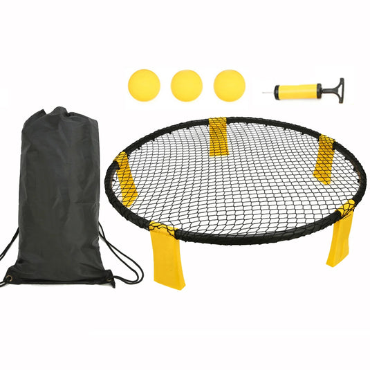 Mini Spike Volleyball Set – Portable Net & Ball Game for Backyard, Beach & Lawn Fun