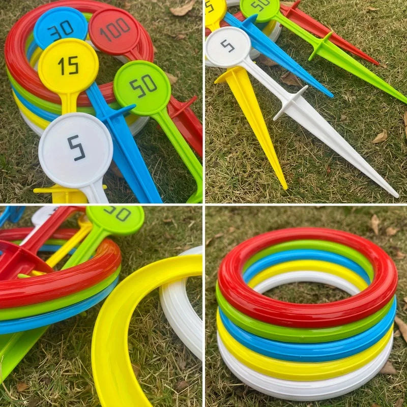 Load image into Gallery viewer, Outdoor Toss Ring Game – Durable PVC Rings for Beach, Lawn, and Poolside Fun
