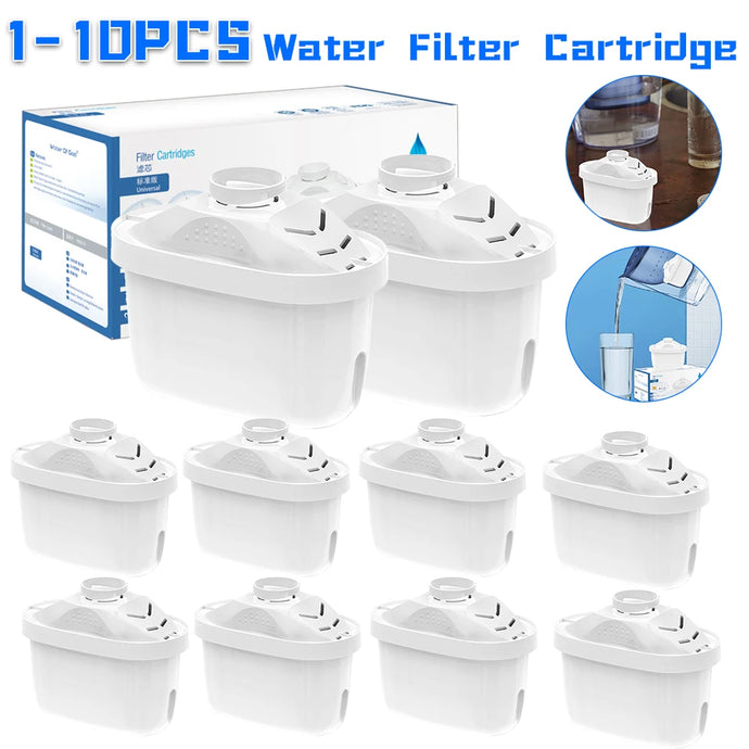 1-10PCS For Brita- Maxtra Water Filters Cartridge Limescale Chlorine Impurities Purify Kettle Activate Carbon Water Filter