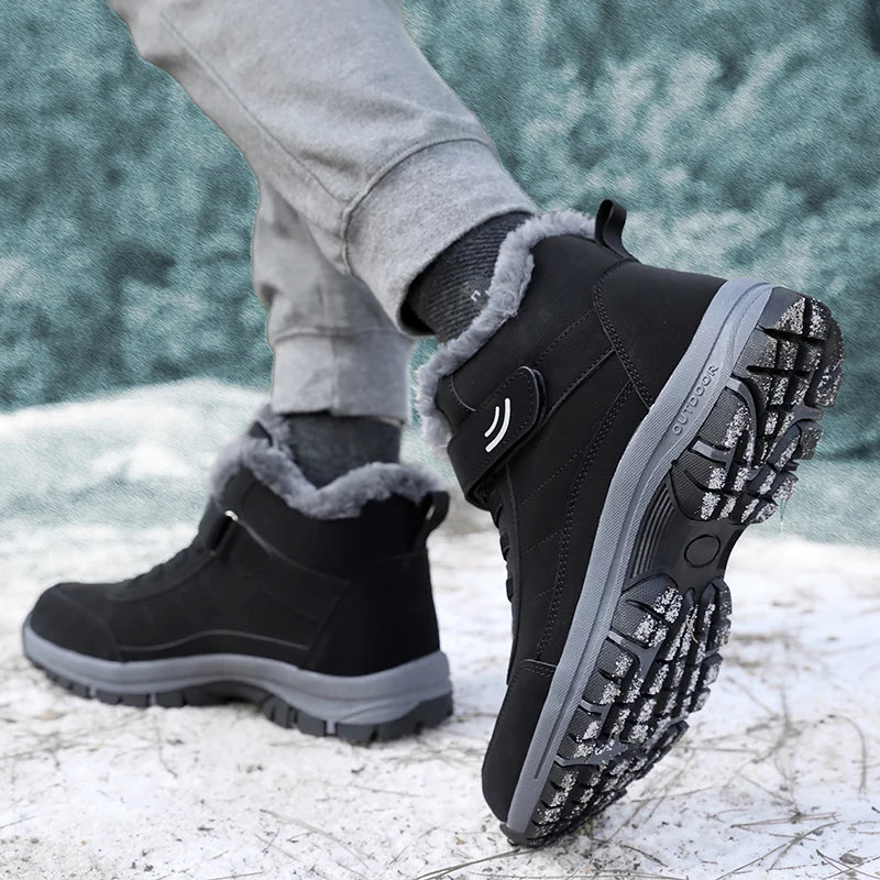 Load image into Gallery viewer, Men&#39;s High-Top Winter Mountaineering Snow Boots

