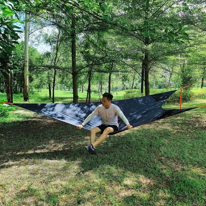 Load image into Gallery viewer, Traveler Triangle Hammock – Heavy-Duty 3-Person Hammock with Tensioner
