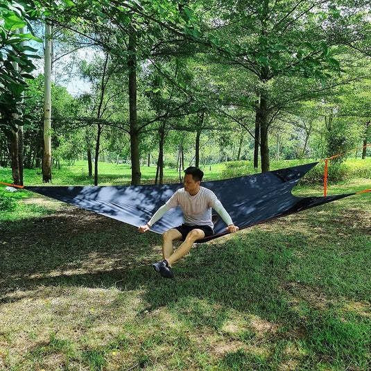Traveler Triangle Hammock – Heavy-Duty 3-Person Hammock with Tensioner