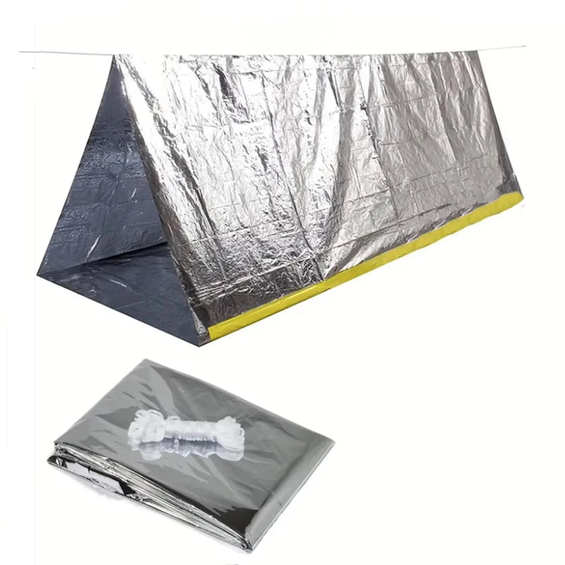 Load image into Gallery viewer, 2-Person Emergency Survival Tent – Waterproof, Heat-Retaining Shelter for Camping &amp; Escape Preparedness
