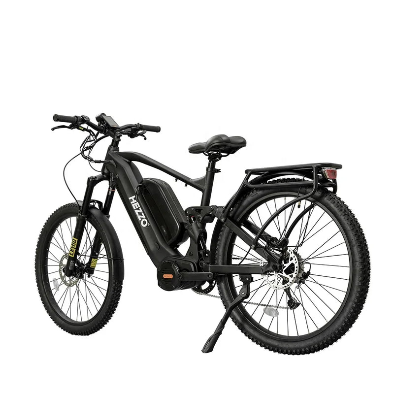 Load image into Gallery viewer, HEZZO Dual Battery Electric Bicycle 52V 1000w BAFANG M620 Mid Drive Ebike 27.5Inch 40Ah LG Mountain Ebike 9 Speed 150km Emtb
