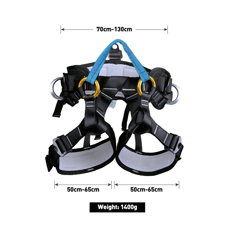 Load image into Gallery viewer, XINDA Camping Outdoor Hiking Rock Climbing Half Body Waist Support Safety Belt Climbing tree Harness Aerial Sports Equipment
