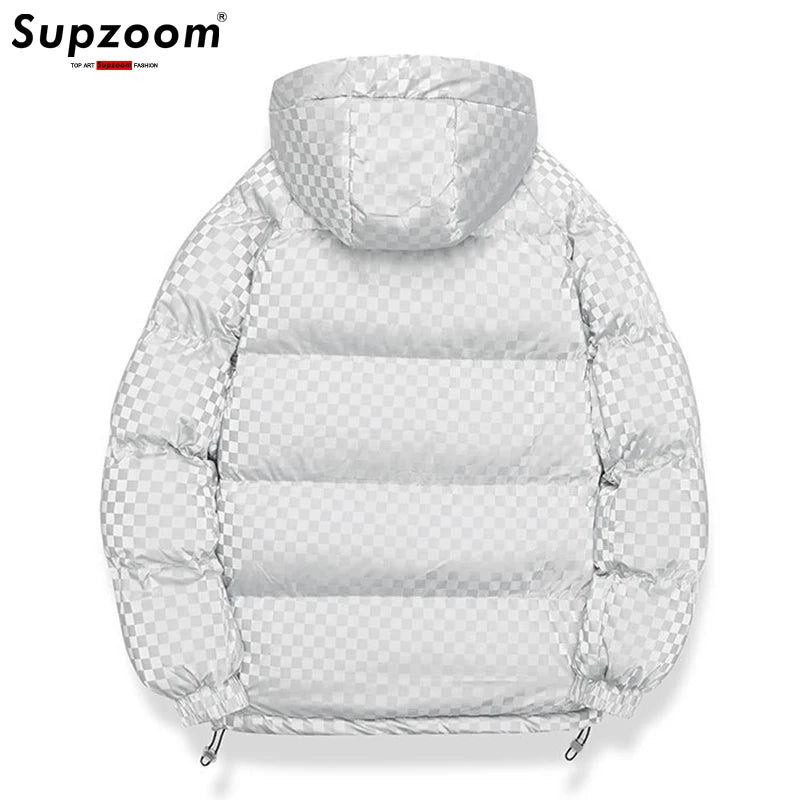 Load image into Gallery viewer, Supzoom New Arrival Casual Mens Winter Trendy Hooded Bread Couple Bright Face Starry Thickened Coat Cotton-padded Jackets
