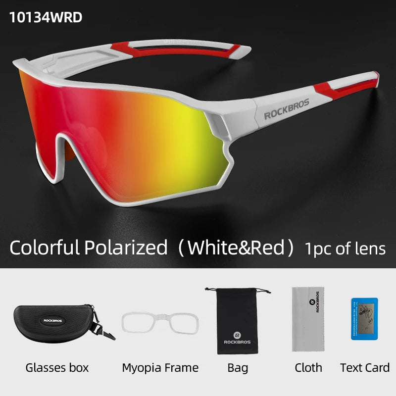 Load image into Gallery viewer, ROCKBROS Polarized Cycling Glasses – Photochromic UV400 Road &amp; MTB Sports Eyewear
