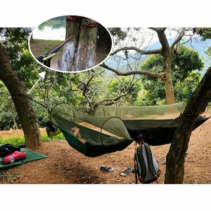 Load image into Gallery viewer, 2Pcs Heavy-Duty Hammock Straps – 600lbs Breaking Strength, Adjustable Tree-Friendly Polyester Belts
