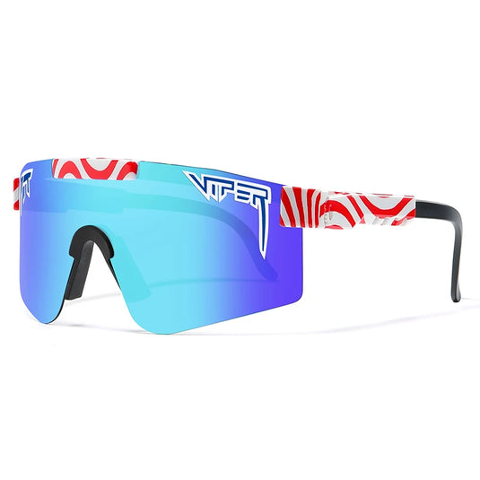 2024 PIT Viper UV400 Cycling Sunglasses – Bold Performance for Outdoor Adventure