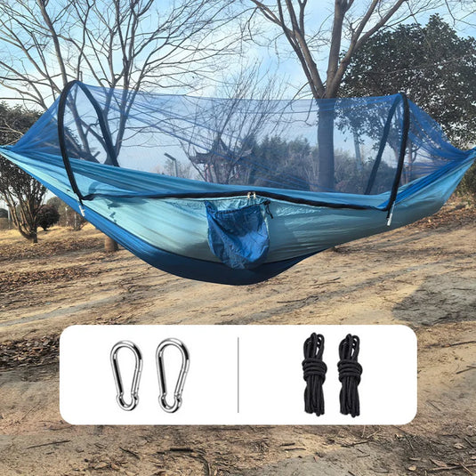 Anti-Mosquito Parachute Camping Hammock – Single & Double Sizes