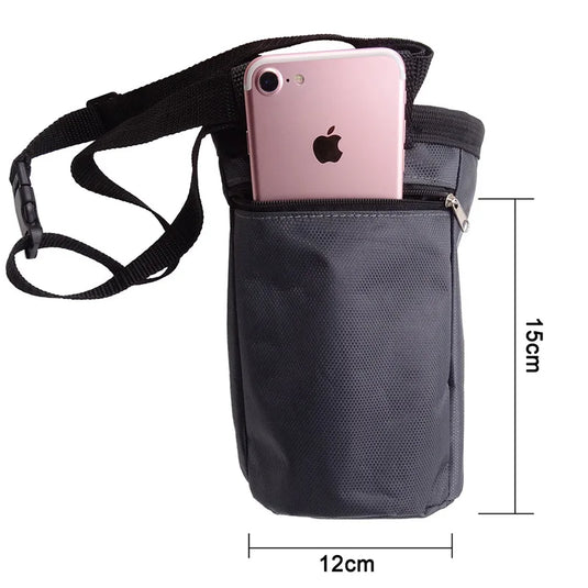 Rock Climbing Chalk Bag|Drawstring Rock Bucket Bag Leakproof Magnesia Sack with Adjustable Carabiner Rock Climbing Gear