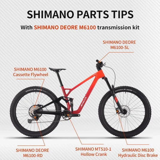 SAVA NEW TITAN612 – Carbon Fiber Full Suspension Mountain Bike (27.5"/29")